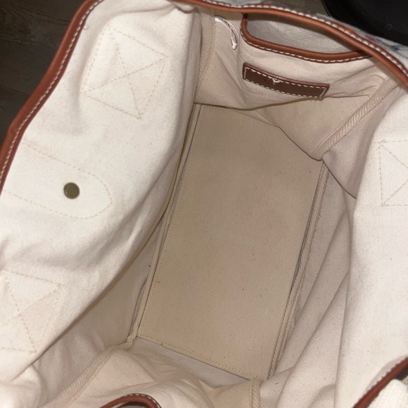 RALPH LAUREN Vintage POLO Player HORSE PRINT Tote bag Shopper Travel Bag - Picture 10 of 10